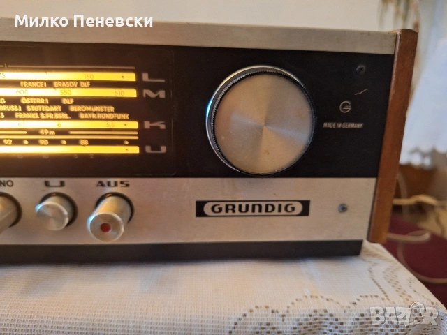 GRUNDIG RTV 400 VINTAGE HI FI STEREO RECEIVAR.MADE IN WEST GERMANY., снимка 4 - Ресийвъри, усилватели, смесителни пултове - 53303607