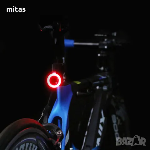 LED TAIL LIGHT стоп светлина за велосипед колело с висока яркост - USB, снимка 2 - Аксесоари за велосипеди - 27895776