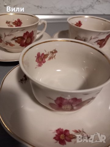 Красиви чаши за кафе/чай с подложни чинийки , снимка 2 - Чаши - 40762895