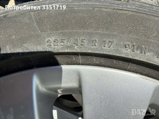 Оригинални джанти 17-ки Golf 7 , снимка 3 - Гуми и джанти - 54335162