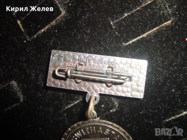 1971 СТАРА СРЕБЪРНА НЕМСКА ЗНАЧКА ПОСРЕБРЕНА или СРЕБЪРНА 17267, снимка 4 - Колекции - 30790870