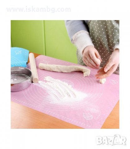 СИЛИКОНОВА ПОДЛОЖКА ЗА МЕСЕНЕ, ТОЧЕНЕ И ПЕЧЕНЕ 60Х40 СМ. - код 2156 , снимка 2 - Други - 33948407