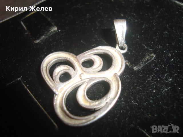 СРЕБЪРЕН ФЛОРАЛЕН ПЕНДАНТ СРЕБРО 925 ВИСУЛКА МЕДАЛЬОН 15008, снимка 3 - Колиета, медальони, синджири - 30293775