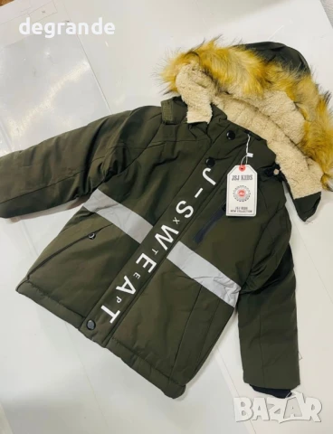 Детски якета с качулка. Силиконов пълнеж. Размери за 4 6 8 12г, снимка 4 - Детски якета и елеци - 51280619