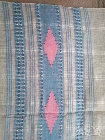 Старо българско ръчно тъкано кенарено каре, снимка 3 - Други - 31340825