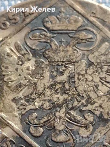 Сребърна монета 30 кройцера 1765г. Мария Терезия Прага Бохемия 26755, снимка 8 - Нумизматика и бонистика - 42887546