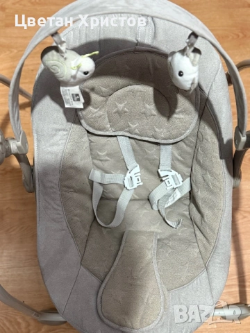 Електрическа Бебешка Люлка Lorelli Portofino Gray Stars, снимка 4 - Други - 54080308
