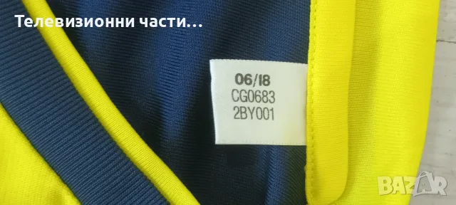 Оригинална футболна тениска Fenerbahce домакински екип 2018/2019 Adidas CG0683,размер XXL , снимка 3 - Спортни дрехи, екипи - 55980507