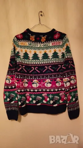 Коледен пуловер дамски, снимка 7 - Блузи с дълъг ръкав и пуловери - 48494279
