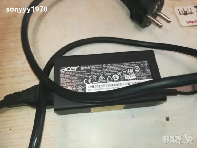 ACER 19V 3,42A ADAPTER 1010241624, снимка 2 - Кабели и адаптери - 47536272