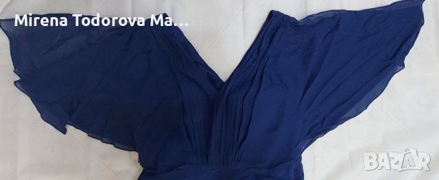 Абитуриентскa рокля.А-силует V-образно деколте с дължина до пода. EU46-XXL-150лв., снимка 3 - Рокли - 36671012