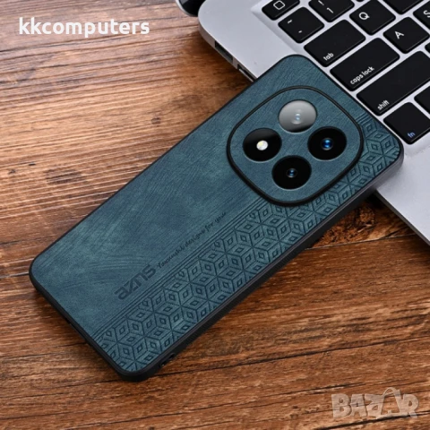 Xiaomi Redmi Note 14 Pro+ 5G AZNS Удароустойчив Кожен Калъф и Протектор, снимка 2 - Калъфи, кейсове - 50904656