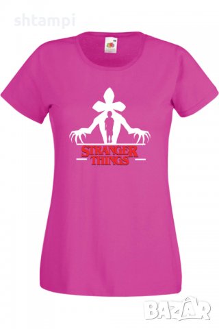 Дамска Тениска Stranger Things 6,Филм,Сериал,, снимка 8 - Тениски - 37315050