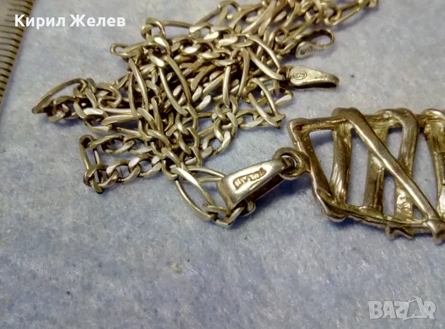 ТОКАШ Дизайнерски СРЕБЪРЕН МЕДАЛЬОН СРЕБРО 925 с Тип КАРТИЕ СРЕБЪРНА ВЕРИЖКА СРЕБРО 925 ODEMA 45689, снимка 2 - Колиета, медальони, синджири - 49426277