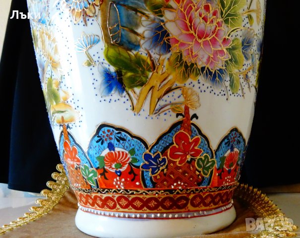 Ming Dynasty китайска порцеланова ваза 62 см. , снимка 6 - Вази - 30697912