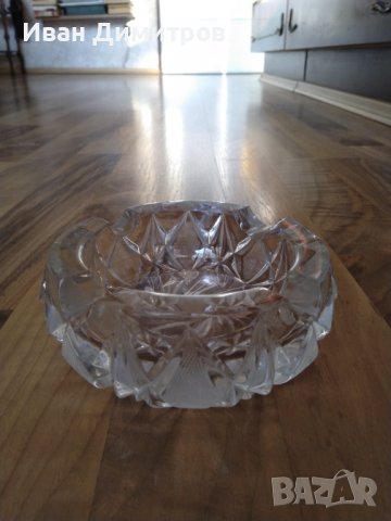 Кристална купа, пепелник/Crystal bowl, ashtray, снимка 6 - Антикварни и старинни предмети - 36726732