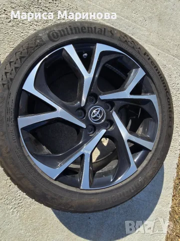 ​Оригинални джанти Toyota 18" с лятни гуми Continental 225/50 R18 и датчици (TPMS)