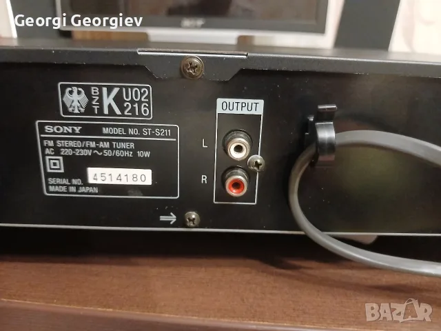 Тунер SONY моделST-S211, снимка 8 - Ресийвъри, усилватели, смесителни пултове - 55891574