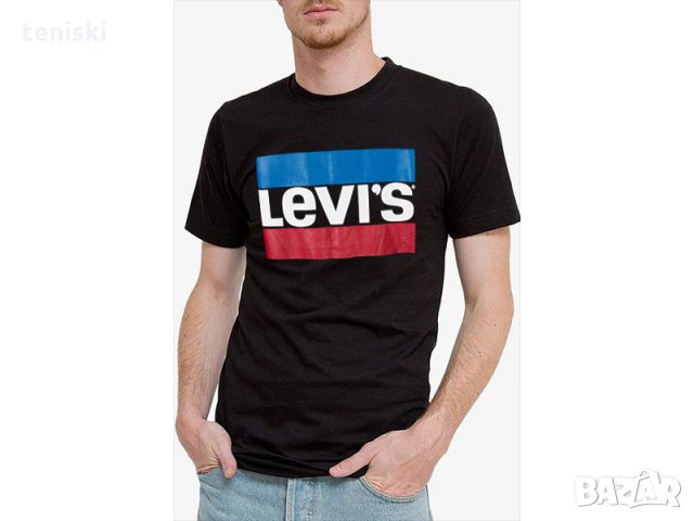 Мъжки тениски LEVI'S принт Модели и размери, снимка 1 - Тениски - 28175491