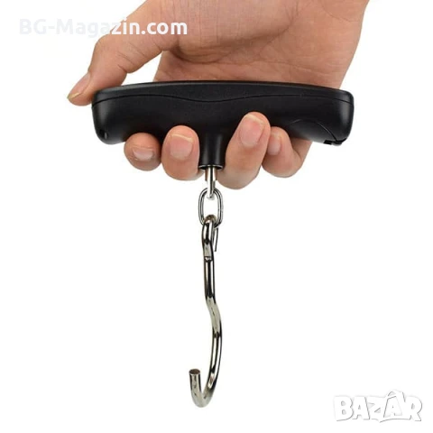 Точен електронен кантар везна дигитален за самолетен багаж куфари храна риболов кухненски домашен, снимка 4 - Везни - 50921422