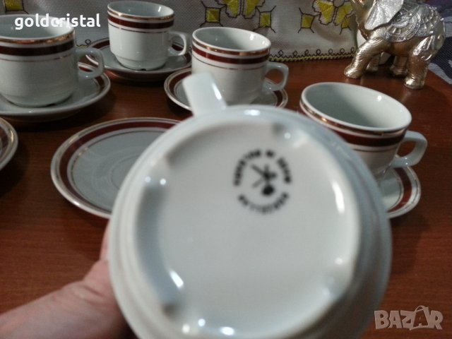 Стар български порцелан чаши за кафе, снимка 7 - Антикварни и старинни предмети - 42769286