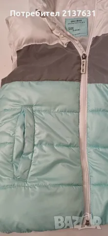 НОВ ! ДЕТСКИ ЕЛЕК / ГРЕЙКА с КАЧУЛКА -  Размер 134 / 140 , снимка 4 - Детски якета и елеци - 49536755