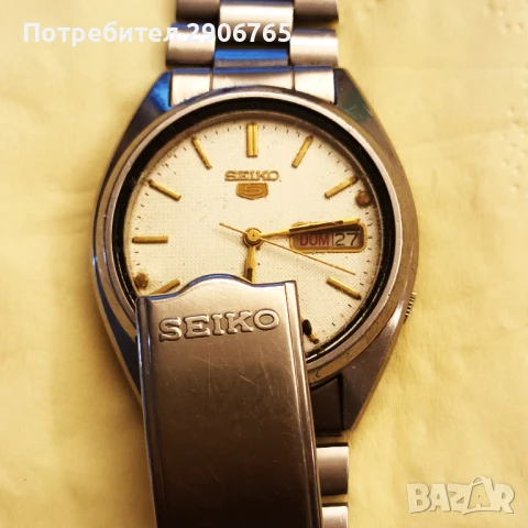 SEIKO 5 оригинален 7009А работещ, снимка 7 - Антикварни и старинни предмети - 51160404