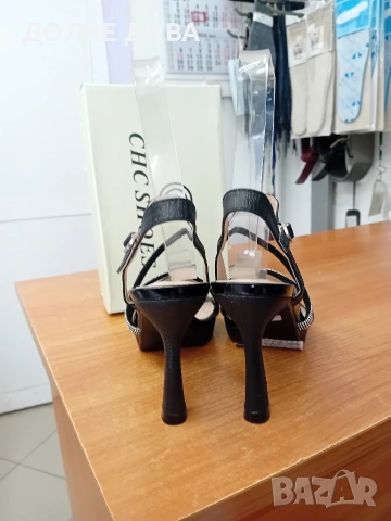 Дам.сандали м.006 черни, снимка 3 - Сандали - 53897957