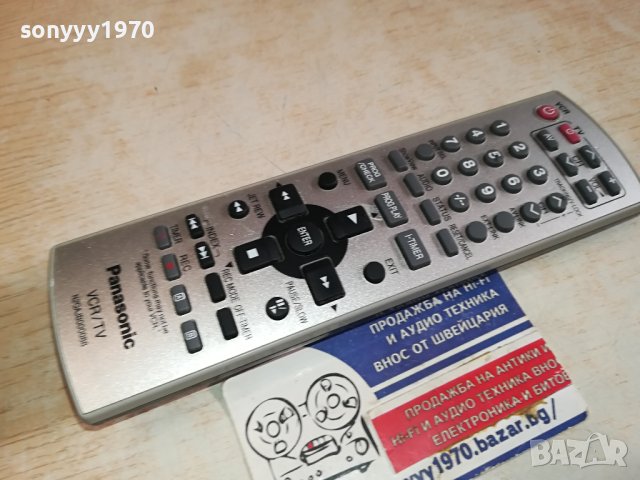 PANASONIC VCR/TV-REMOTE CONTROL-ВНОС SWISS 1402241600, снимка 2 - Дистанционни - 44292887