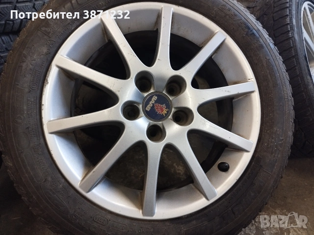 Алуминиеви джанти Saab 5x110, 16", снимка 4 - Гуми и джанти - 53354415
