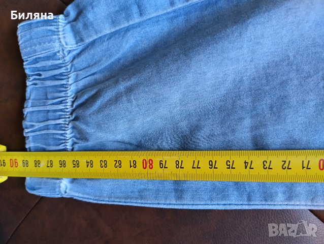 Детски широки дънки панталон 146 см, снимка 2 - Детски панталони и дънки - 40777614