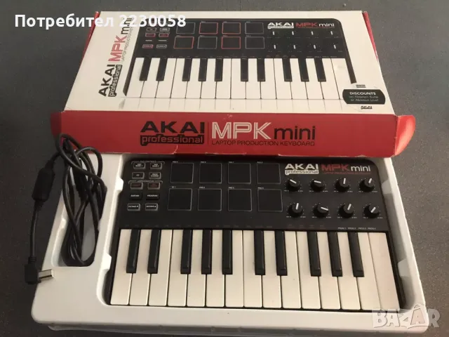 AKAI MPK Mini - професионална MIDI клавиатура, снимка 10 - Други - 48361533