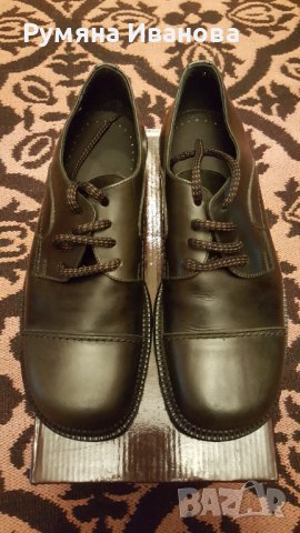 Нови, естествена кожа, снимка 1 - Официални обувки - 37543409