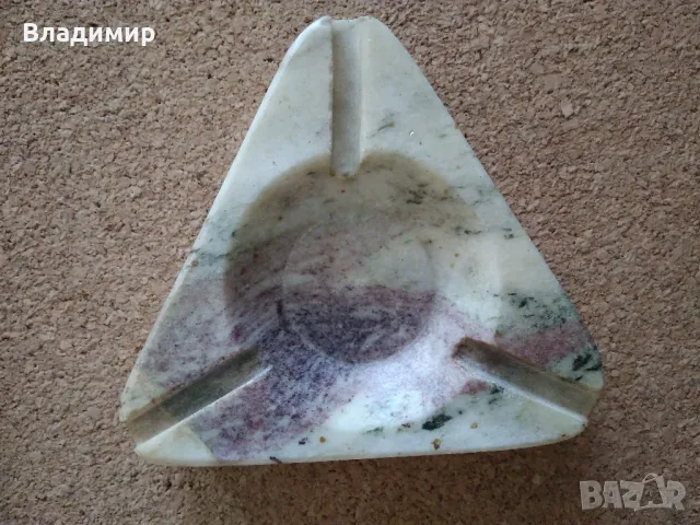 Мраморен пепелник, снимка 2 - Декорация за дома - 50192597