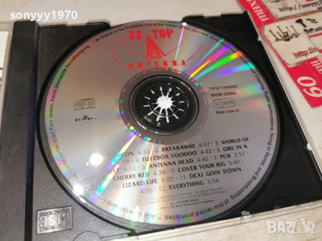 ZZ TOP CD 0102261319, снимка 9 - CD дискове - 53302682