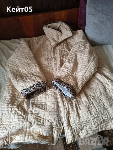 Олекотено яке и плетено палто хххl