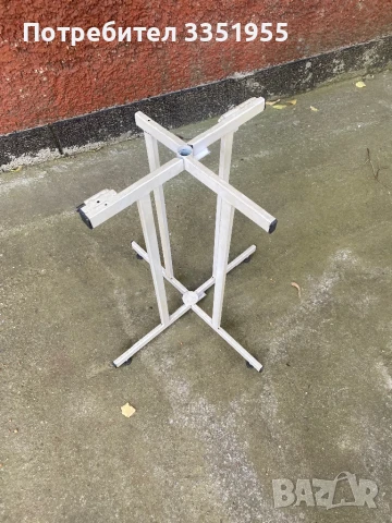 Сгъваема стойка за градинска маса, снимка 3 - Маси - 51187283