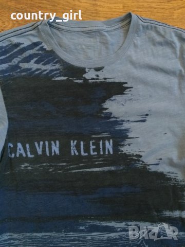 Calvin Klein - страхотна мъжка тениска, снимка 2 - Тениски - 29337142