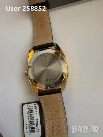 Bulova Accu-Swiss 64B127 Tellaro Автоматичен часовник - нов с кутия и документи, снимка 8 - Мъжки - 54092971