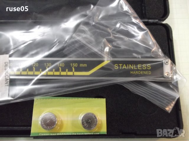 Шублер "topmaster" дигитален 150 х 0,02 мм нов, снимка 3 - Шублери - 36633391