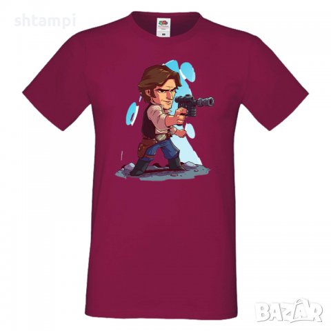 Мъжка тениска Star Wars Han Solo Star Wars Игра,Изненада,Подарък,Геймър, , снимка 13 - Тениски - 36809191