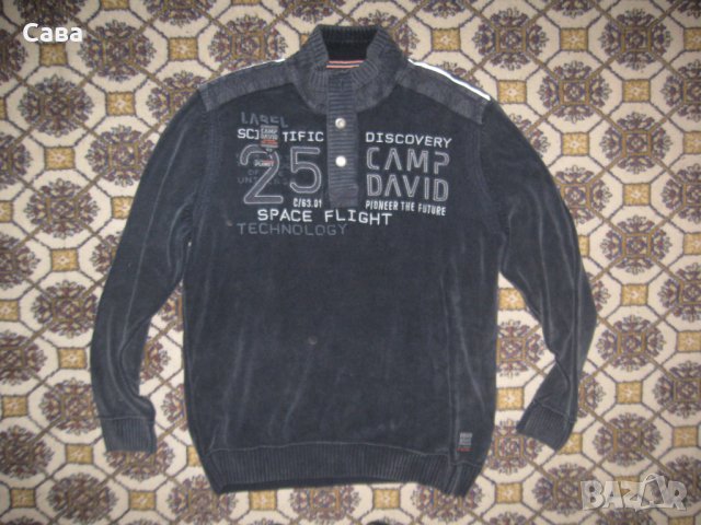Ватирана блуза CAMP DAVID  мъжка,3ХЛ, снимка 2 - Блузи - 42911165