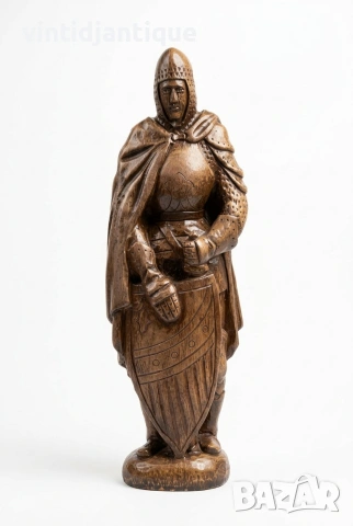 Античен войн с щит готов за битка