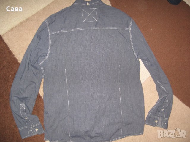 Риза BLEND   мъжка,Л-ХЛ, снимка 3 - Ризи - 32019491