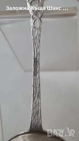 Стара сребърна лъжичка Antico 800, снимка 4 - Антикварни и старинни предмети - 50102250