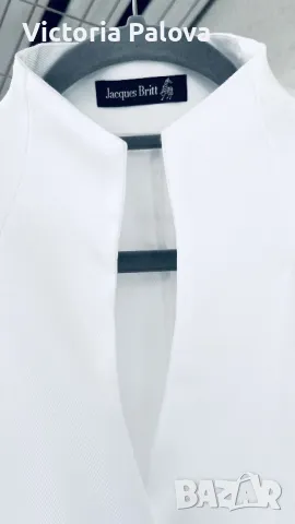Бяла риза/блуза JACQUES BRITT премиум, снимка 8 - Ризи - 48403618