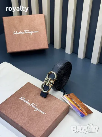 Salvatore Ferragamo естествена кожа колани , снимка 7 - Колани - 49509724