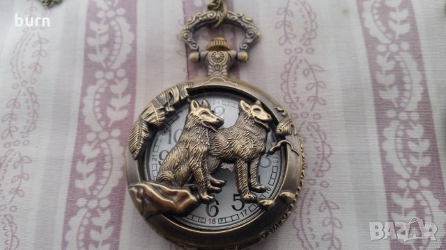Уникален бронзов  скулптурен джобен часовник, Кварцови ретро , снимка 10 - Мъжки - 31628356