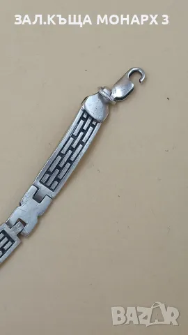 Сребърна Гривна/счупена закопчалка, снимка 3 - Бижутерийни комплекти - 49767839