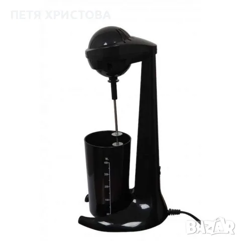 Миксер за фрапе, 100W, 450мл.мерителна чаша, Черен, бял, снимка 4 - Миксери - 56047764